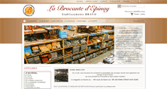 Desktop Screenshot of brocante-bravo.com